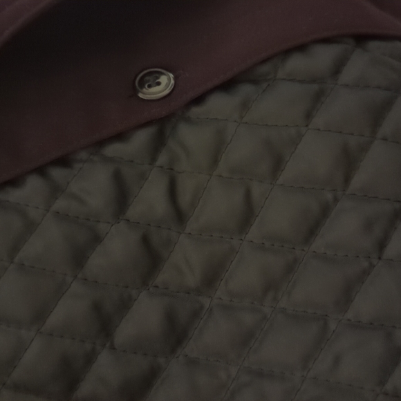 Brem Rainwear Coat Jacket Hooded Removable Lining Plum Color Size 8 - Picture 7 of 7